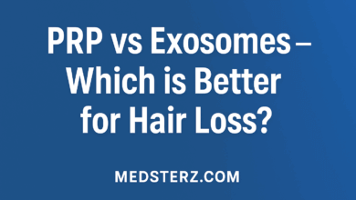 PRP vs Exosomes for Hair Loss – Comparison of two advanced hair restoration treatments